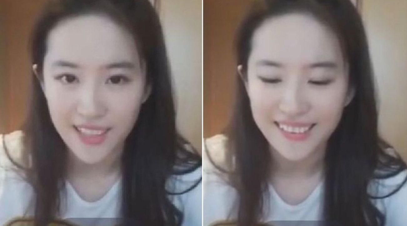 Liu Yifei Accidentally Turns Off Beauty Filter During Live Stream
