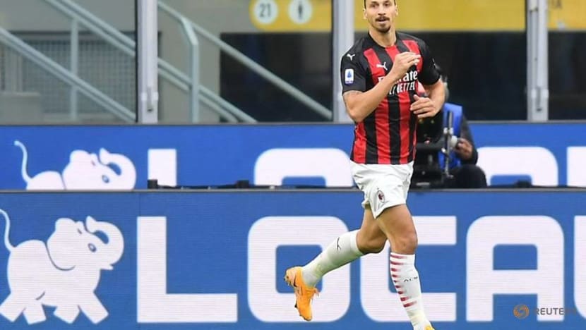 Ibrahimovic's quickfire double gives Milan 2-1 derby win Ibrahimovic's quickfire double gives Milan 2-1 derby win