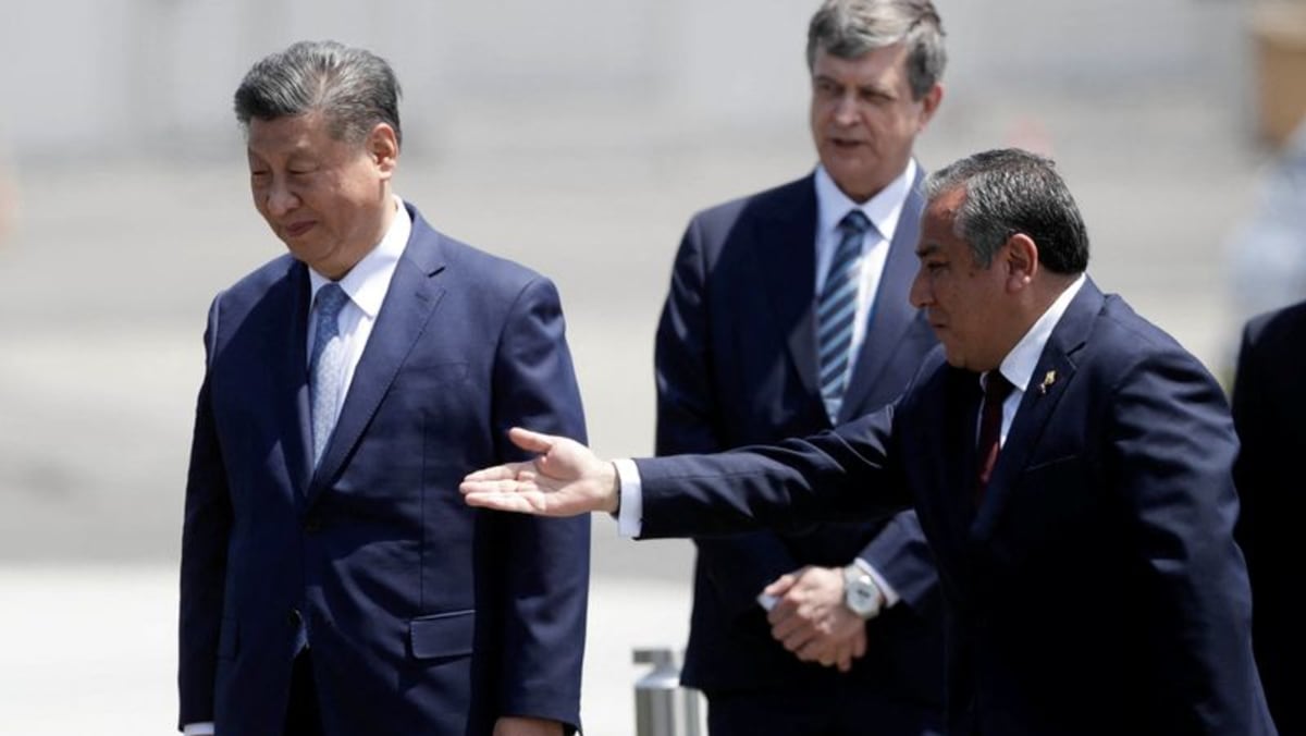 China's Xi Jinping arrives in Peru for APEC summit, Biden meeting CNA