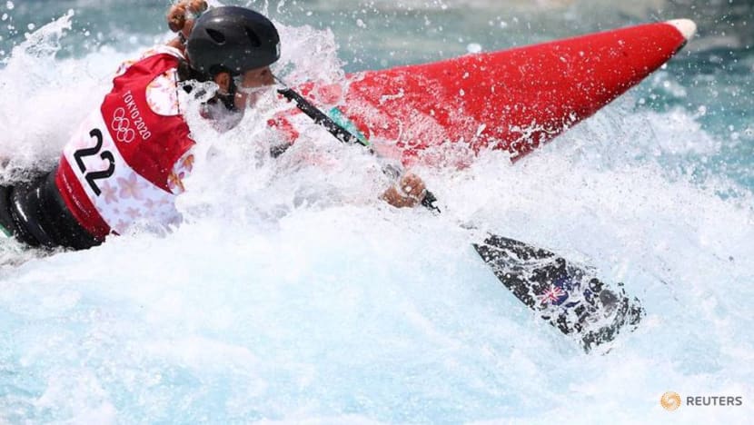 Olympics-Canoeing-Women paddle into history in slalom heats Olympics-Canoeing-Women paddle into history in slalom heats