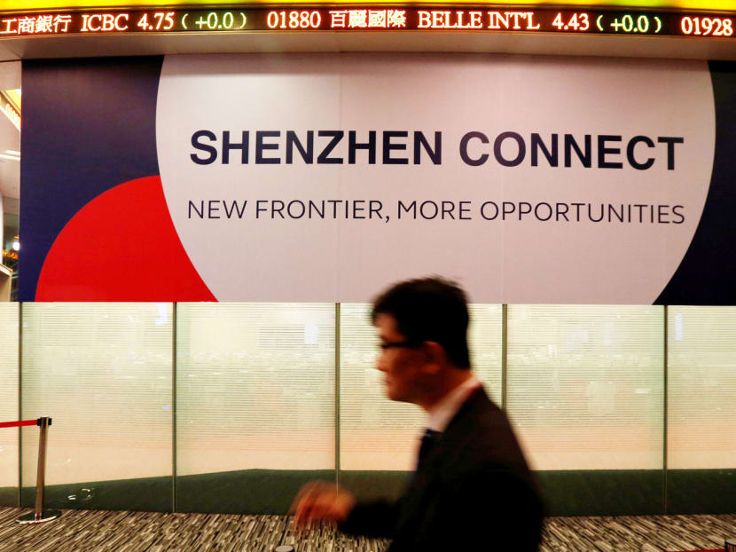 The new link will give foreign investors direct access to more than 800 stocks in China’s southern financial hub. Photo: Reuters