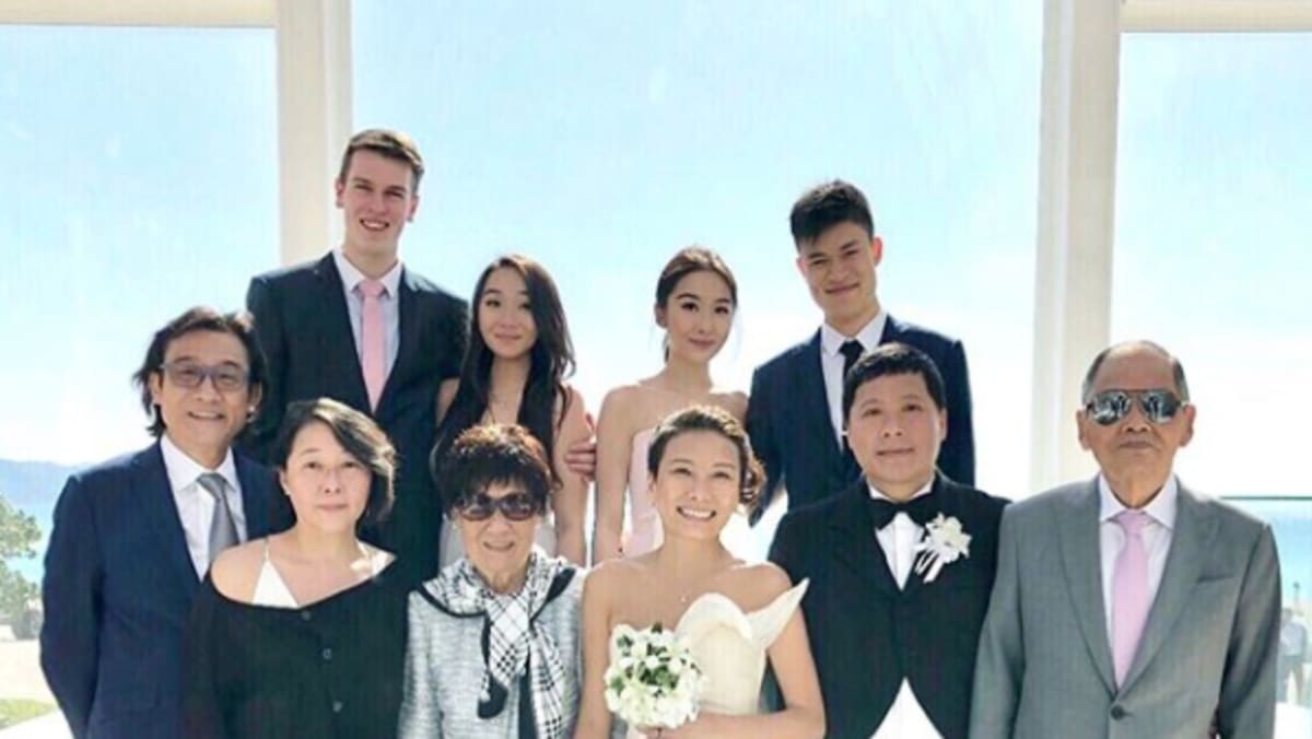 Tony Leung Ka Fais 26 Year Old Twin Daughters Stole The Limelight As Bridesmaids At Their Aunt 