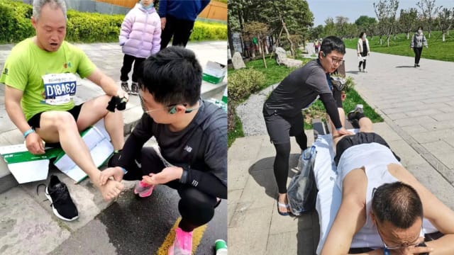 【暖心驿站】中国医生参加马拉松比赛还“加班” 一路救治四人