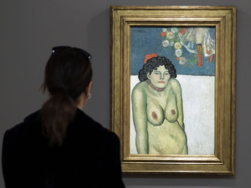 "The Nightclub Singer,” a 1901 painting by Picasso went on sale at around US$60 million earlier this month. AP file photo