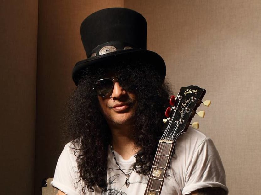Legendary guitarist Slash on hitting the gym and accidentally leaving a band member behind Legendary guitarist Slash on hitting the gym and accidentally leaving a band member behind