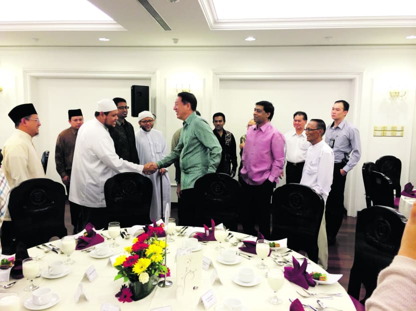 Deputy Prime Minister Teo Chee Hean and about 60 religious leaders of various faiths were at the discussion. 
PHOTO: NEO CHAI CHIN