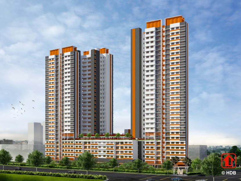 An artist’s impression of the Kallang Residences BTO project. Photo: HDB
