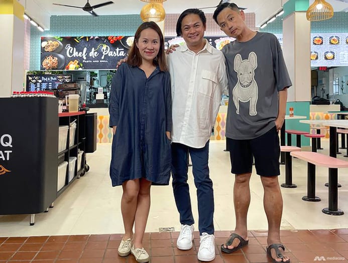 Chew Chor Meng, Dennis Chew and food blogger Miss Tam Chiak open a