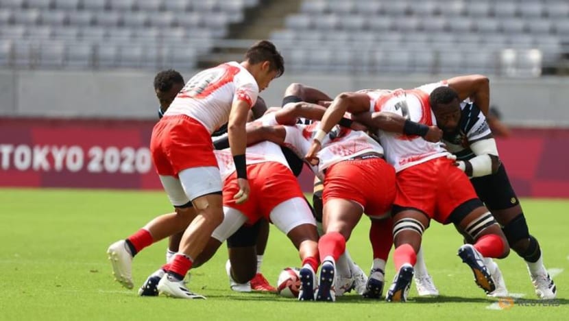 Olympics-Rugby-Reigning champions Fiji scrape past Japan in Sevens opener Olympics-Rugby-Reigning champions Fiji scrape past Japan in Sevens opener
