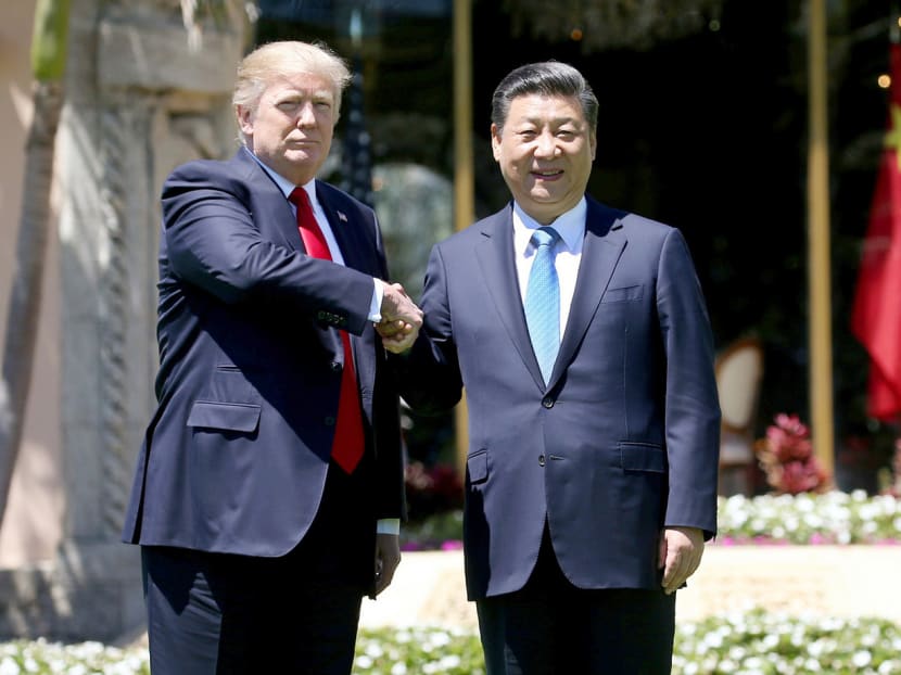 US President Donald Trump and China’s President Xi Jinping in Palm Beach, Florida, on April 7. China’s ability to ‘solve’ North Korea is limited. Photo: Reuters