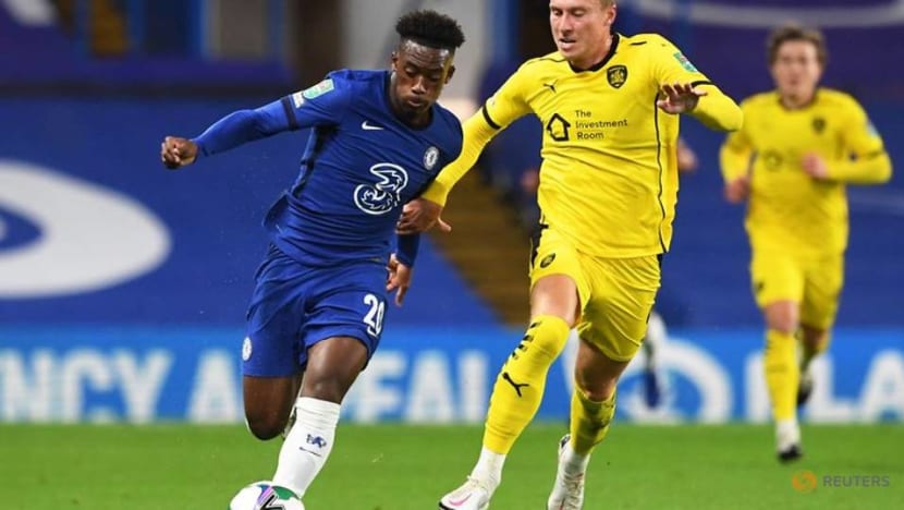 Football: Havertz hits treble as Chelsea rout Barnsley Football: Havertz hits treble as Chelsea rout Barnsley