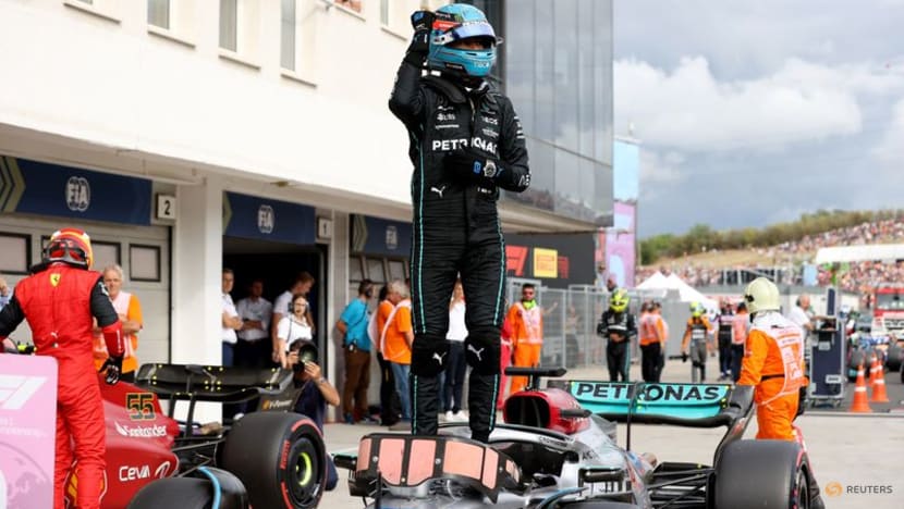 Russell stuns with pole breakthrough in Hungary Russell stuns with pole breakthrough in Hungary