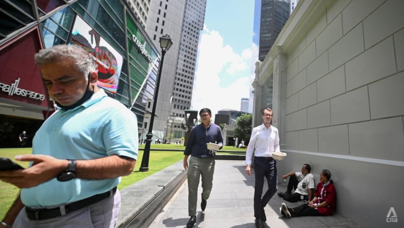 Some workers say they will not take masks off in office despite easing of COVID-19 measures Some workers say they will not take masks off in office despite easing of COVID-19 measures