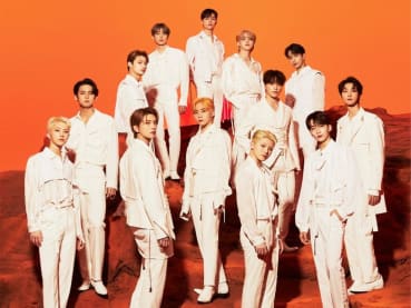 K-pop group Seventeen performing in Singapore in October