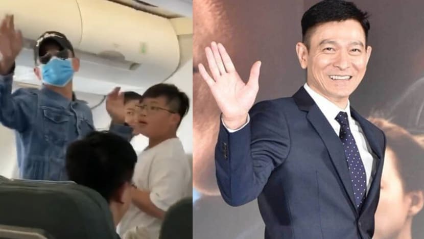 Andy Lau spotted in economy class during flight to Penang