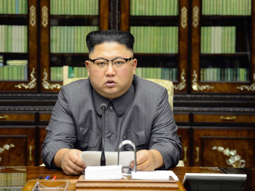 North Korean leader Kim Jong-Un called US President Donald Trump "mentally deranged" and said the US will "pay dearly" for his threat to destroy North Korea. Photo: AFP