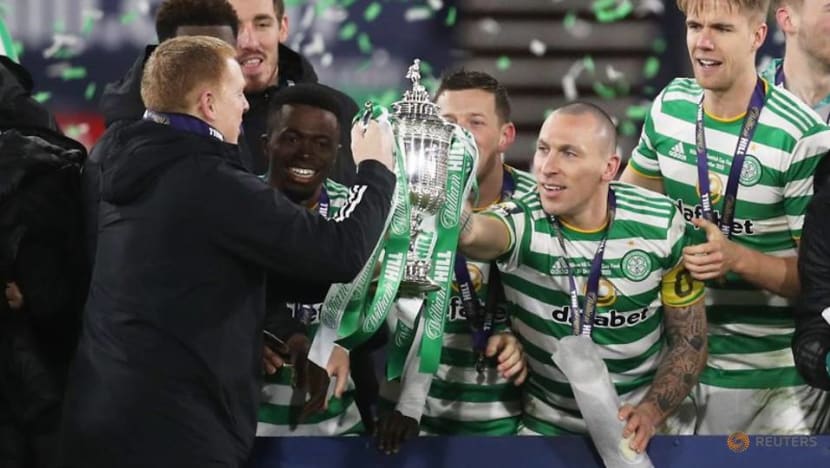 Football: Celtic clinch historic quadruple-treble with shootout win in Scottish Cup Football: Celtic clinch historic quadruple-treble with shootout win in Scottish Cup
