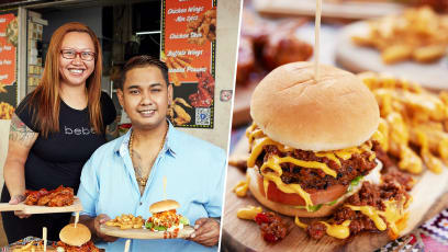 After Selling 4,000 Burgers From Home, Live-Streamer Opens Hawker Stall For Muslim-Friendly ‘Lava Burgers’