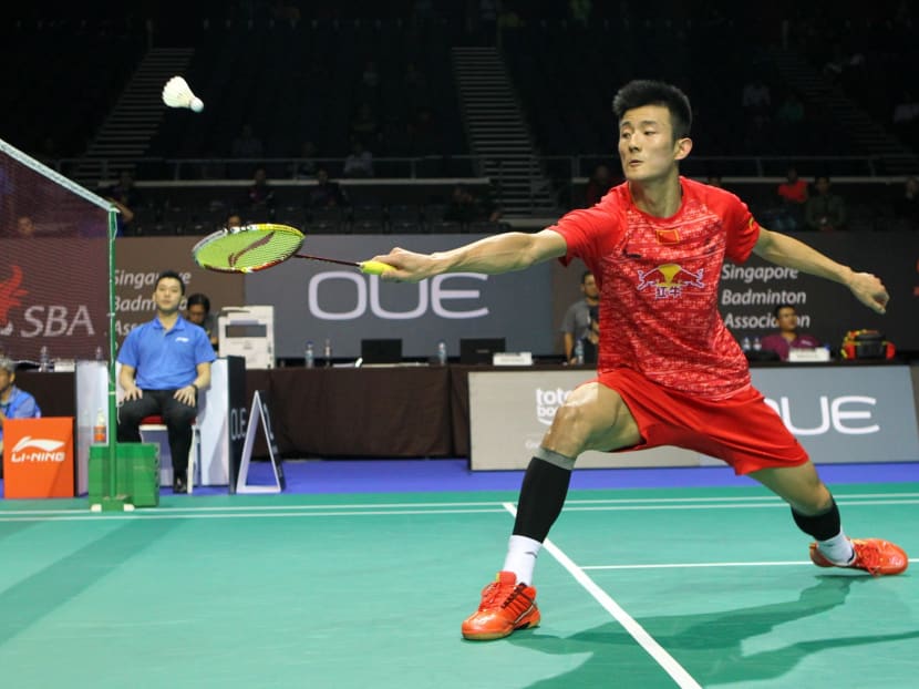 2016 Olympic men’s singles gold medalist Chen Long of China will hope to win his first OUE Singapore Open title. Photo: OUE Singapore Open