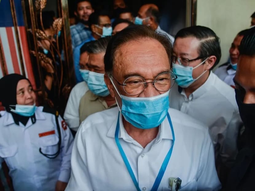 PKR president Anwar Ibrahim leaves the party's headquarters in Petaling Jaya, June 9, 2020.