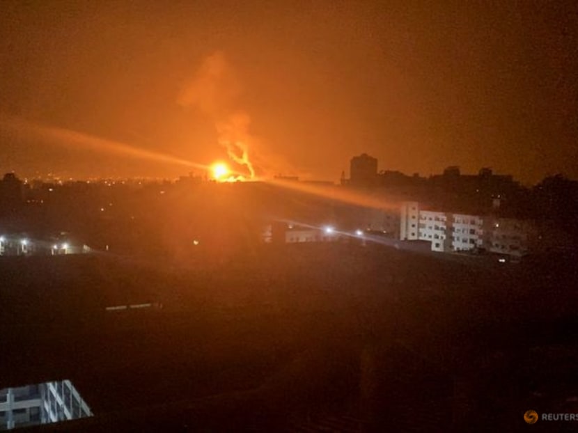 Gaza rockets, Israeli air strikes accompany Biden's Middle East visit Gaza rockets, Israeli air strikes accompany Biden's Middle East visit