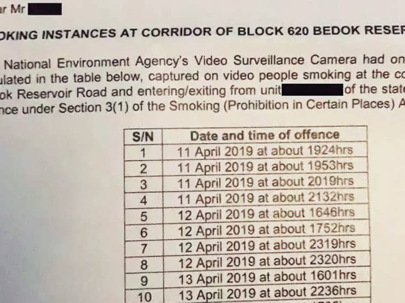 The NEA served a letter on June 6 to the occupant of a unit at Block 620 Bedok Reservoir Road, requesting assistance with ongoing investigations.