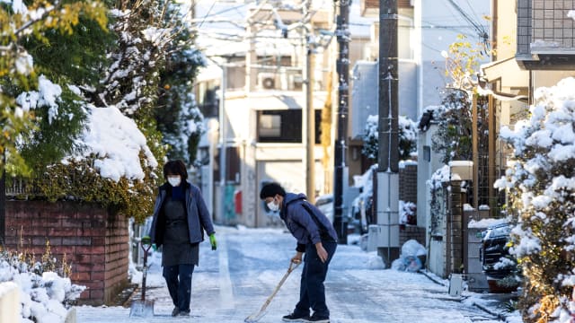 日本部分地区未来三个月降雪量可高于平均水平