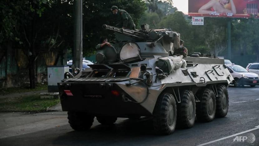 US embassy in Myanmar warns of troop movements, 'telecoms interruptions' US embassy in Myanmar warns of troop movements, 'telecoms interruptions'