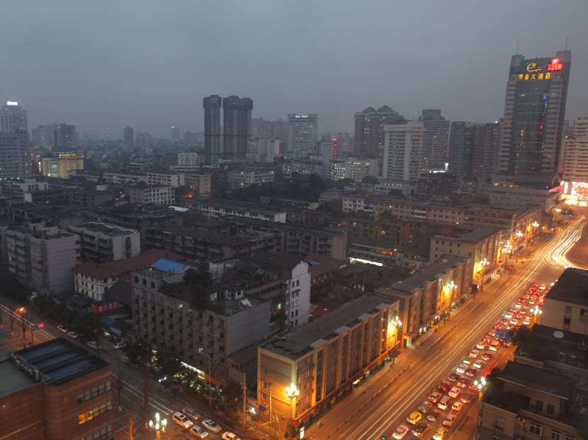 Previously seen as a low-cost manufacturing hub, Chengdu, the capital of Sichuan province, has been assiduously cultivating high-tech start-ups as well as expanding its infrastructure. PHOTO: AFP