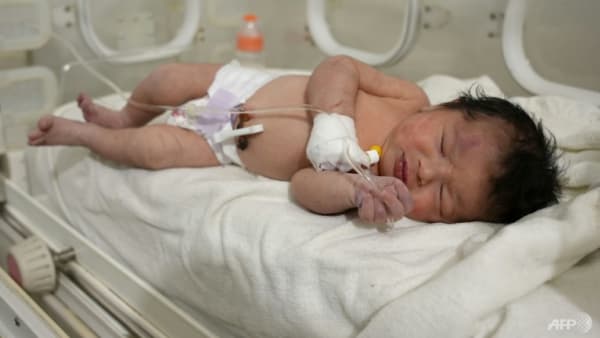 Syrian newborn pulled alive from earthquake rubble