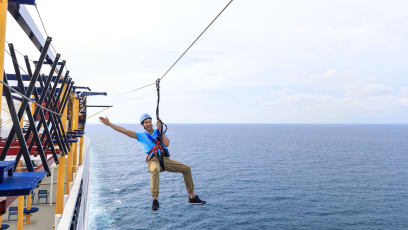 Who Wants To Zipline Across The Ocean On A Cruise?
