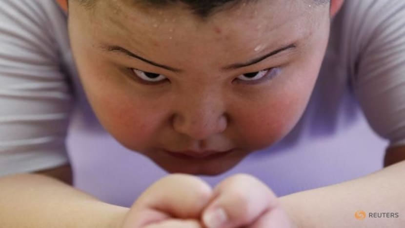 Meet Kyuta: The 10-year-old, 85kg sumo in training Meet Kyuta: The 10-year-old, 85kg sumo in training