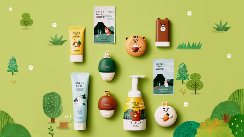 Giveaway: 10 Products From THEFACESHOP's Cute New Forest Friends Skincare Collection