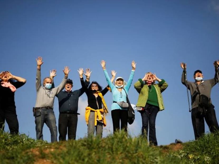 To lift lockdown gloom, Israelis keep calm and carry on screaming To lift lockdown gloom, Israelis keep calm and carry on screaming