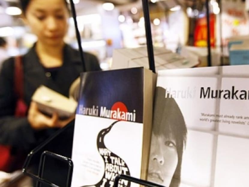 Photo of Haruki Murakami''s books, which are largely popular worldwide. Photo: Reuters