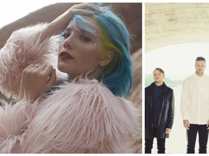 Halsey (left) and Imagine Dragons to headline at this year's night race.