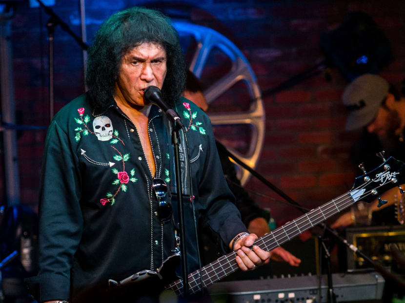 Gene Simmons performs during the "Music On A Mission" benefit concert held at Lucky Strike Live - Hollywood in Los Angeles, on Aug 16, 2015. Photo: AP