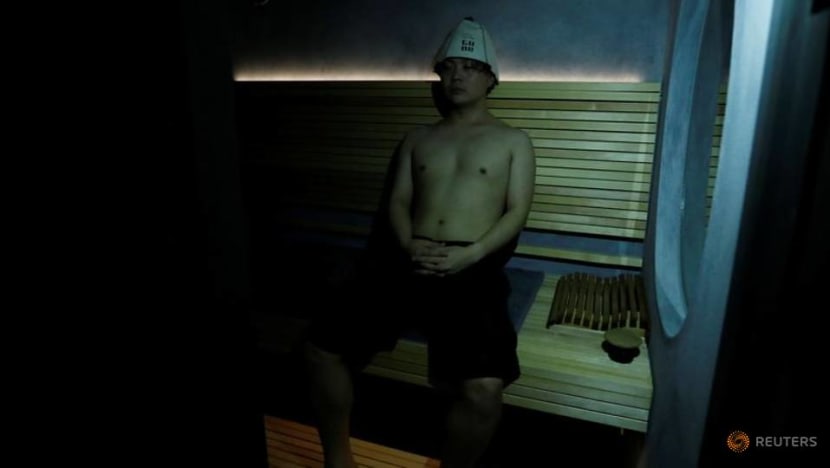 Solo sauna a hot favourite in Tokyo as COVID-19 cases rise Solo sauna a hot favourite in Tokyo as COVID-19 cases rise