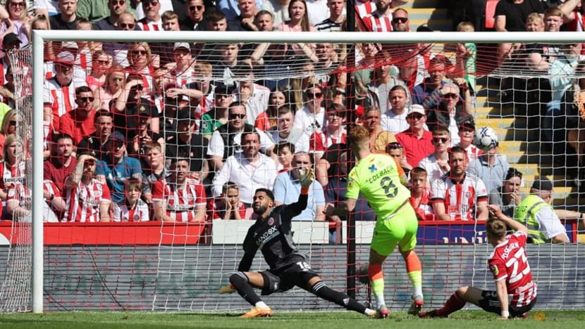 Forest win at Sheffield United in semi-final first leg Forest win at Sheffield United in semi-final first leg
