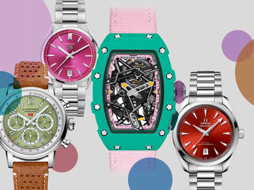 Jazz up your watch collection with these eye-popping coloured dials