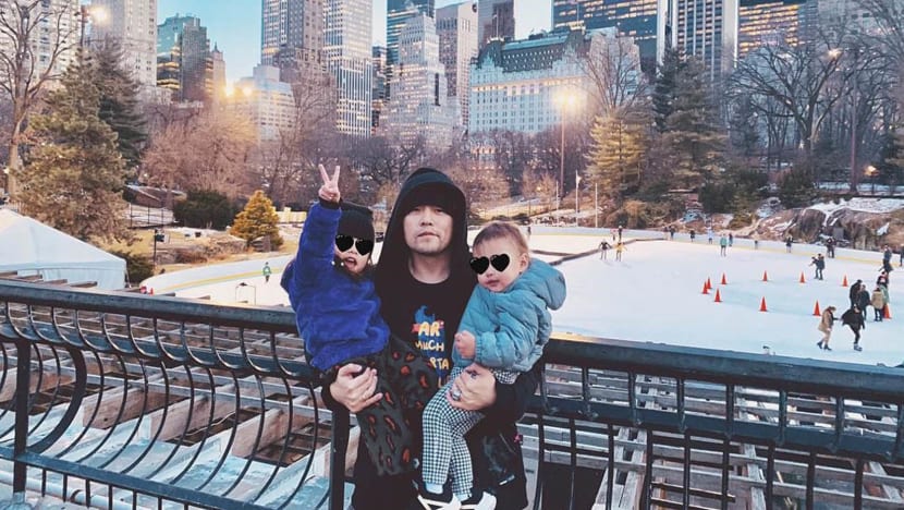 Jay Chou and Hannah Quinlivan spend Valentine’s Day in New York with kids Jay Chou and Hannah Quinlivan spend Valentine’s Day in New York with kids