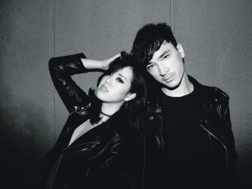 It's all about noir pop: Cherie Ko (left) and Ted Dore, the duo behind Tomgirl. Photo: Cherlynn Lian