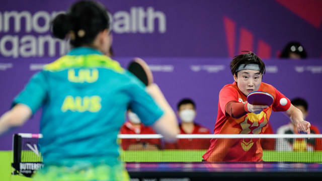 我国乒乓球女队战胜澳大利亚 晋级决赛