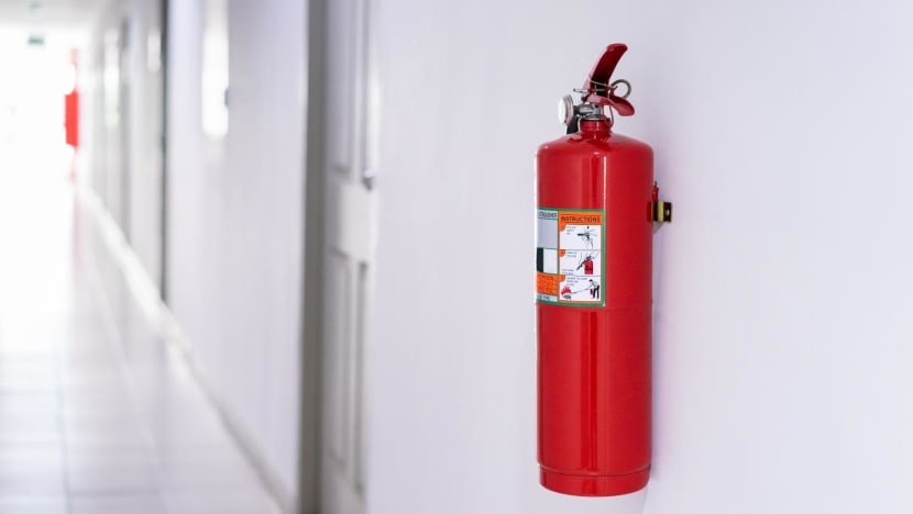 SCDF to trial placing fire extinguisher at lift lobby of every other HDB block SCDF to trial placing fire extinguisher at lift lobby of every other HDB block