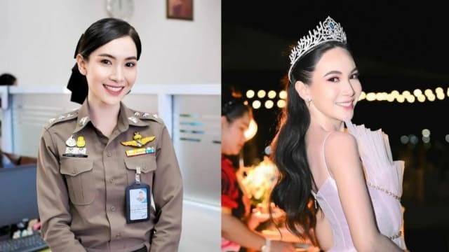 泰国美女警察参加选美 遭网民评击