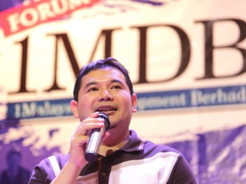 PKR secretary-general Rafizi Ramli speaking at a public forum titled ‘1MDB: the ultimate low down’ in Petaling Jaya, March 15, 2015. Photo: The Malay Mail Online
