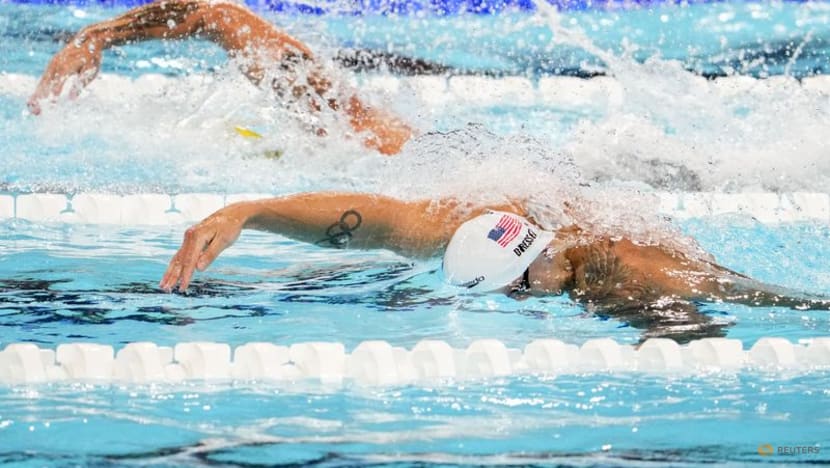 United States win men's 4x100 freestyle relay - CNA