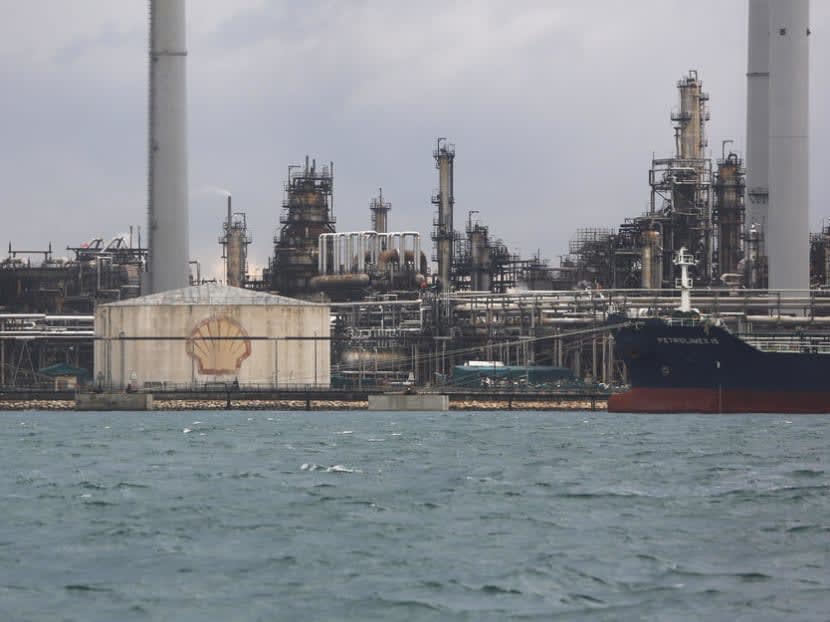 Shell Eastern Petroleum's refinery on Pulau Bukom. Shell Eastern Petroleum's refinery on Pulau Bukom.