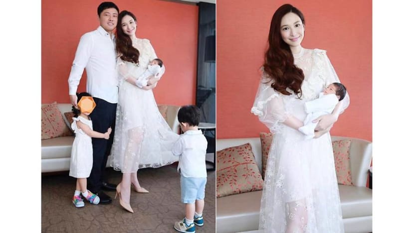 Pace Wu welcomes her third child