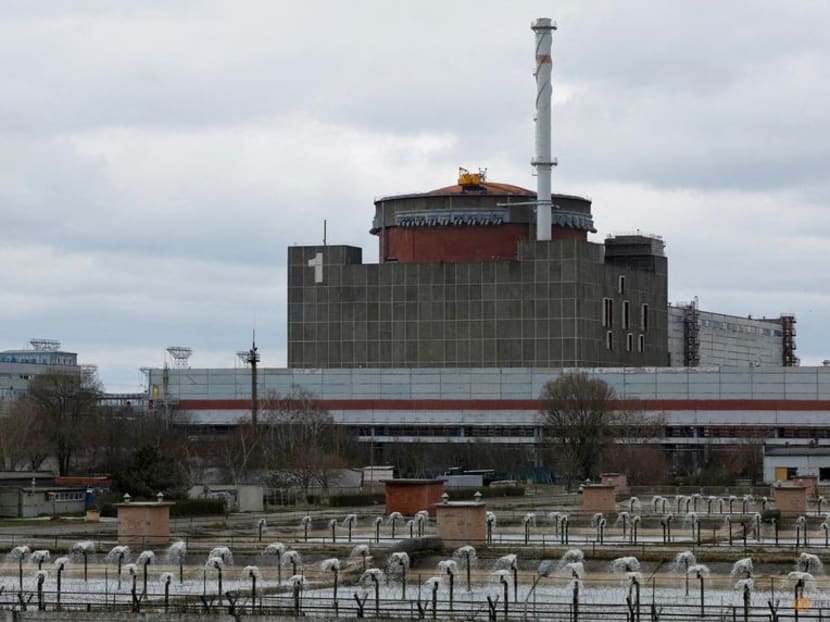 FILE PHOTO: A view shows the Zaporizhzhia Nuclear Power Plant in the course of Russia-Ukraine conflict outside Enerhodar in the Zaporizhzhia region, Russian-controlled Ukraine, March 29, 2023. REUTERS/Alexander Ermochenko